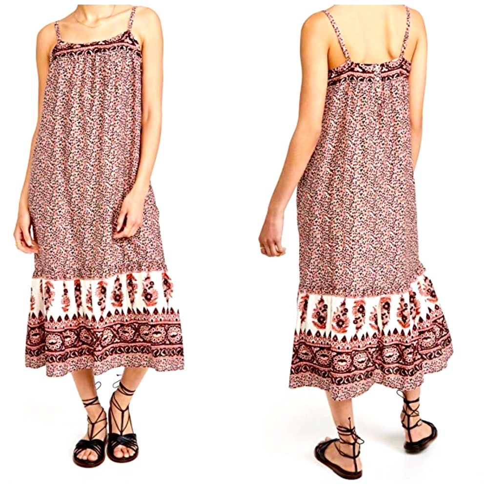 NWT Xirena Dakota Henna Dress Multicolored Sleeveless Pockets SZ Small - Picture 8 of 10